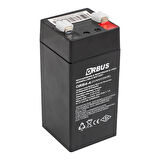 ORBUS ORB4-4 4 VOLT - 4 AMPER DİK AKÜ (45 X 45 X 100 MM) (5042)