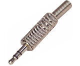 3.5 MM STEREO METAL NİKEL JACK FİŞ (5042)