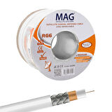 MAG RG6/U4 SAT1 BAKIR ANTEN KABLOSU (100 METRE) (5042)