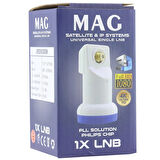 MAG TEKLİ SINGLE LNB ALTIN UÇLU SHARP CHİP 0.1DB (5042)