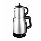 SİNBO STM-5831 ELEKTRİKLİ ÇELİK ÇAY MAKİNESİ ÇAYCI 1.7LT + 0.7LT ÇAY SÜZGEÇLİ (5042)