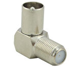 F KONNEKTÖR DİŞİ  60 OHM ERKEK L TİP (5042)