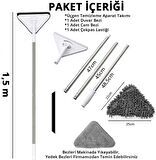 Üçgen Mop Cam Duvar Tavan Fayans Parke Temizleyici Mop (5042)