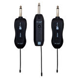 MAGICVOICE MV-19592 UHF GİTAR TİP KABLOSUZ MİKROFON ÜÇLÜ SET (5042)