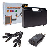 MAGICVOICE MV-19592 UHF GİTAR TİP KABLOSUZ MİKROFON ÜÇLÜ SET (5042)