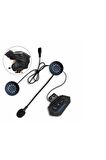 Intercom Bt12 Bluetooth Motosiklet Kask Kulaklığı