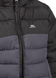 Trespass Siyah Erkek Çocuk Mont OSKAR - KIDS PADDED JKT