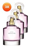 Avon Viva La Vita EDP Çiçeksi Kadın Parfüm 3x50 ml  