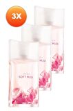 Avon Soft Musk Kadın Parfüm Edt 50 Ml. Üçlü Set