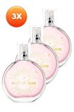 Avon Wish Of Love Kadın Parfüm Edt 50 Ml. Üçlü Set