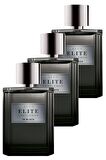 Elite Gentleman in Black Erkek Parfüm Edt 75 Ml. Üçlü Set