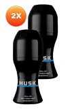 Avon Musk Marine Erkek Rollon 50 Ml. İkili Set