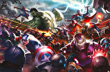 MARVEL FUTURE FIGHT HEROES ASSAULT MAXI POSTER (İTHAL)