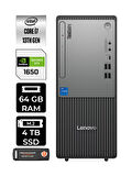Lenovo ThinkCentre Neo 50T G5 i7 13700 64GB 4TB SSD GTX1650/4GB W11H Masaüstü Bilgisayar &PER4 USB