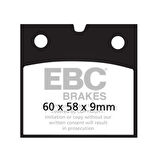 EBC FA077 BMW R80 , R850 R100GS 84-96 ÖN FREN BALATASI