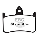 EBC FA187HH HONDA CBR900RR 92-97 , CB900 02-07 SİNTER ÖN FREN BALATASI