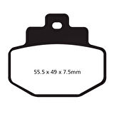 EBC SFA321HH SINTERED SCOOTER DISC PAD SET