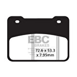 EBC SFA627HH SYM MAXSYM400 - MAXSYM600 ABS ARKA FREN BALATASI