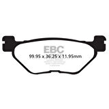 EBC SFAC319 YAMAHA TMAX530 13-18 , TMAX 500 12-16 CARBON ARKA FREN BALATASI