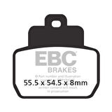 EBC SFAC425 PIAGGIO X9250 05-07 , BEVERLY 500 06 , MP3 250 06-08 CARBON ARKA FREN B