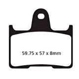 EBC FA254V HARLEY DAVIDSON XL883 /XL1200 ROADSTER 14-20 YARI SİNTER ARKA FREN BALA