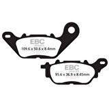 EBC SFAC464 YAMAHA NMAX 125/NMAX150 ARKA , YBR 125 07-16 CARBON ÖN FREN BALATASI