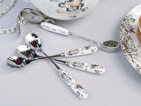 Mikasa x V&A Alice In Wonderland Paslanmaz Çelik Porselen Saplı Çay Kaşığı 4lü