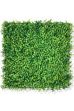 U.V DAYANIMLI YAPAY ŞİMŞİR BİTKİ DUVAR KAPLAMA 50X50 CM YEŞİL
