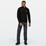 Regatta Siyah Erkek Polar Sweatshırt RMA021 Thompson Fleece Polar Sweats