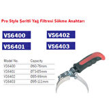 SEALEY YAG FILTRESI SOKME ANAHTARI 85-99mm PRO STYLE 