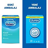 Durex Klasik Prezervatif 20'li