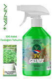 VENİV AGRİCULTURE 3V Grener 500 ml Bitki Besini + 100 adet Fesleğen Tohumu – Yoğun Aroma & Yeşil Yapraklar