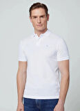 Hackett Beyaz Erkek Polo T-Shirt HM562363