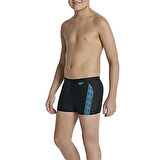 Speedo Monogram Asht Jm Blk Blu Erkek Çocuk Mayosu 8-09314A020 Siyah