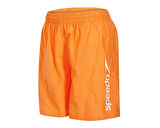 Speedo Lacivert Erkek Çocuk Yüzme Şortu 8-01325B413 Challenge 15 Wsht Jm Orange White