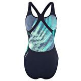 Speedo Kadın Yüzücü Mayosu Lacivert Plmt Pbck Af Navy Green 8 06187B360