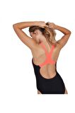 Speedo Endurance 10 Kadın Yüzücü Mayosu TECH PLMT MEDALIST AF BLACK/RED 8-12346B023 YZM