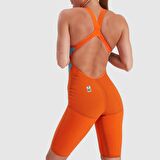 SPEEDO KADIN YARIŞ MAYOSU WOMEN'S FASTSKİN LZR VALOR OPENBACK KNEESKİN ORANGE/BLUE 8-11978G610