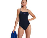 Speedo Eco End+ Tsrp Af Navy Kadın Yüzücü Mayosu 8-13539D740 Lacivert