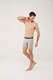 U.S. Polo Assn. Erkek Boxer Set Kırmızı-Gri Melanj-Lacivert
