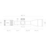 HAWKE Frontier 30mm FFP 3-15x50 SF IR (FFP Mil Pro 15x) Yivli Tüfek Dürbünü 18520