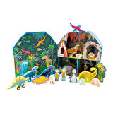 FLOSS & ROCK Ahşap Figürlü Oyun Kutuları / Dino