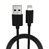 Duracell 1m Lightning to USB-A Şarj Kablosu - Siyah