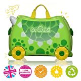 Reyo Trunki Çocuk Bavulu Seyahat Valizi 46x31x21,5cm - Dinozor Dudley