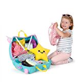 Reyo Trunki Çocuk Bavulu Seyahat Valizi 46x31x21,5cm - Una Unicorn