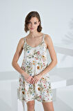 Etoile Bambu Soft Kumaş İp Askılı Elbise 72096