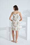 Etoile Bambu Soft Kumaş İp Askılı Elbise 72096