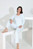 Bambu Uzun Kol Hamile Lohusa Pijama Takımı 30270-30273