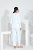 Bambu Uzun Kol Hamile Lohusa Pijama Takımı 30270-30273