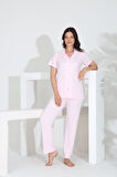 Bambu Boydan Düğmeli Hamile Lohusa Pijama Takım 30201Y-30205Y